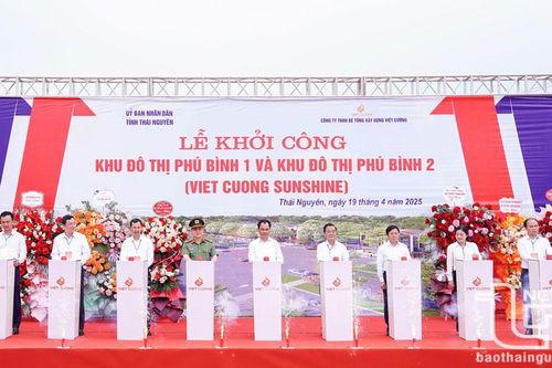 Thái Nguyên: Gần 1.700 tỷ đồng đầu tư vào 2 khu đô thị tại Phú Bình