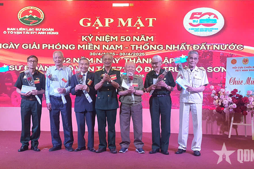 Gần 500 đại biểu dự gặp mặt truyền thống Sư đoàn 571 Trường Sơn