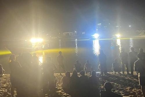 2 học sinh tắm sông mất tích, hơn 100 người đang tìm kiếm