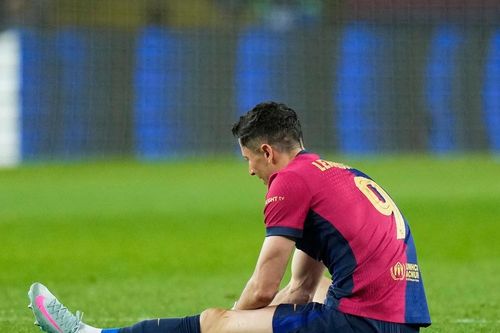 Lewandowski chấn thương, Barca bất an đấu Real Madrid và Inter
