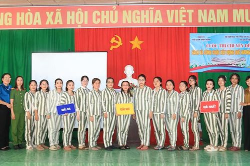 Gần 100 phạm nhân nữ tham gia cuộc thi chuyên đề 'Sách và công cuộc xây dựng quê hương, đất nước'