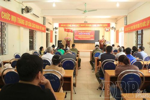Huyện Điện Biên lấy ý kiến cử tri việc sắp xếp, tổ chức đơn vị hành chính cấp xã