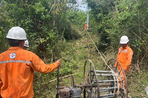 Điện lực Ninh Hòa hoàn thành sửa chữa lưới điện trung, hạ áp cấp điện cho xã Ninh Phước