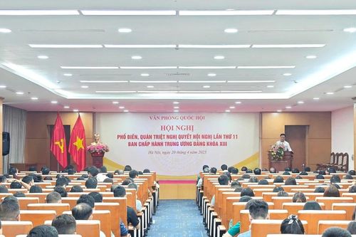 Văn phòng Quốc hội phổ biến, quán triệt Nghị quyết Hội nghị lần thứ 11, Ban Chấp hành Trung ương Đảng khóa XIII