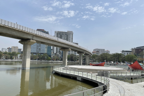 Đẩy nhanh tiến độ cải tạo hồ Hoàng Cầu
