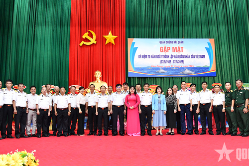 Quân chủng Hải quân gặp mặt kỷ niệm 70 năm Ngày thành lập