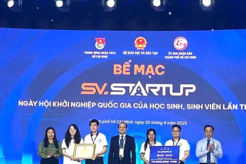 2 nhóm dự án sinh viên Đại học Huế đạt giải cao ở Ngày hội Khởi nghiệp quốc gia