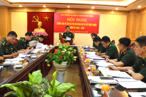 Thông qua Đề án Đại hội đại biểu Đảng bộ Hải đoàn Biên phòng 38 và Hải đoàn Biên phòng 48, nhiệm kỳ 2025-2030