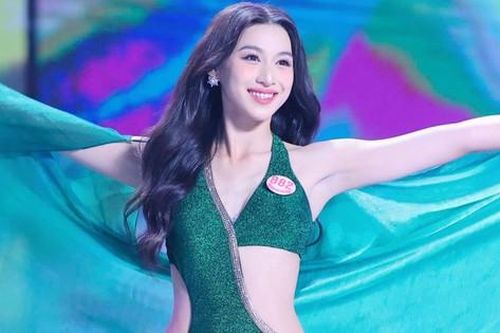 Vóc dáng nóng bỏng của thí sinh Hoa hậu Việt Nam trong phần thi áo tắm