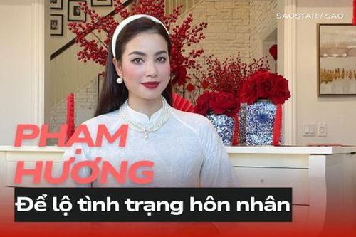 Chi tiết để lộ tình trạng hôn nhân của Hoa hậu Phạm Hương