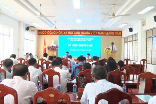 HĐND huyện Diên Khánh khóa XII tổ chức kỳ họp chuyên đề