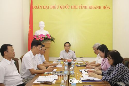Đoàn Đại biểu Quốc hội tỉnh làm việc với Công ty Cổ phần Điện lực Khánh Hòa