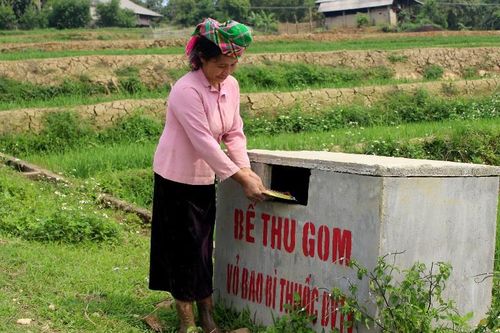 Cánh đồng không vỏ thuốc bảo vệ thực vật