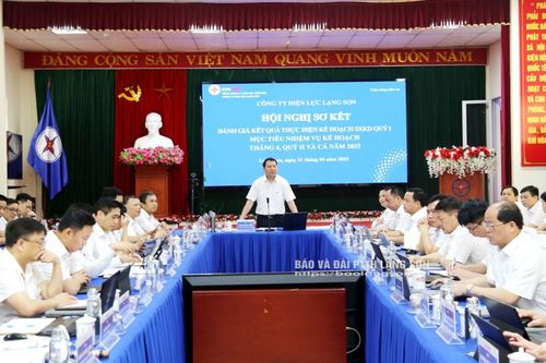Công ty Điện lực Lạng Sơn sơ kết kế hoạch sản xuất kinh doanh quý I/2025