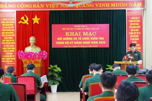 Bộ CHQS tỉnh kiểm tra trình độ kỹ năng nghề năm 2025