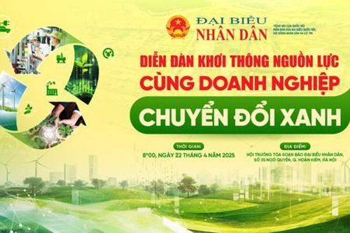 Diễn đàn 'khơi thông nguồn lực cùng doanh nghiệp chuyển đổi xanh'