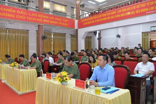 Hội nghị tuyên truyền, lấy ý kiến xây dựng các dự án Luật do Bộ Công an chủ trì soạn thảo trình Quốc hội khóa XV tại Kỳ họp thứ 9