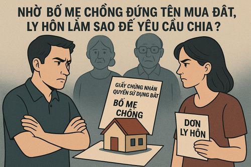 Nhờ bố mẹ chồng đứng tên mua nhà đất, khi ly hôn làm sao để đòi phần của mình?