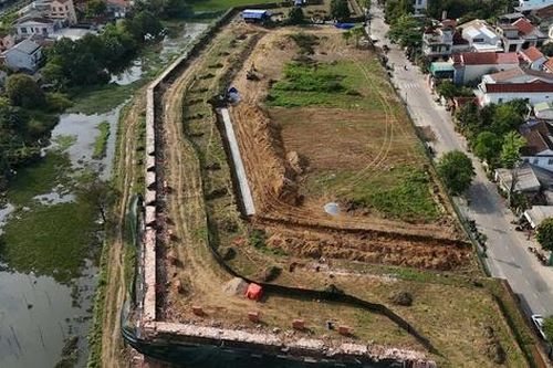 Cận cảnh dự án tu bổ, tôn tạo mặt phía tây Kinh thành Huế