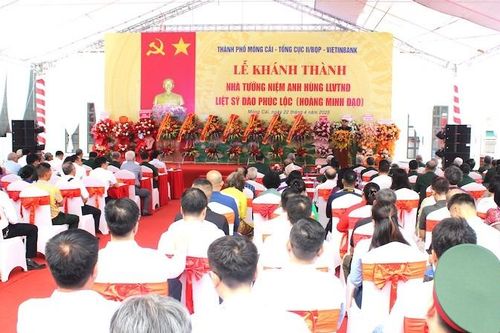 Khánh thành Nhà tưởng niệm Anh hùng Lực lượng vũ trang nhân dân, Liệt sĩ Đào Phúc Lộc