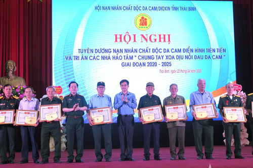 Vận động gần 40 tỷ đồng giúp đỡ nạn nhân chất độc da cam tỉnh Thái Bình