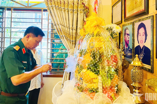Tư lệnh Quân khu 7 dâng hương tưởng nhớ cố Trung tướng Nguyễn Bình