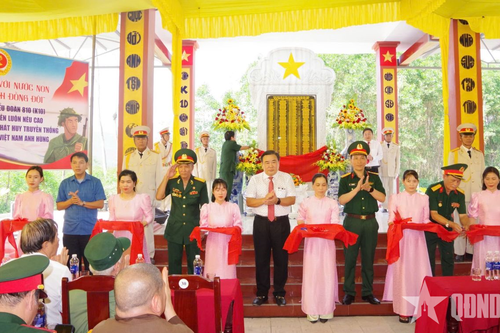 Thành phố Huế khánh thành Nhà bia tưởng niệm các liệt sĩ Tiểu đoàn 810