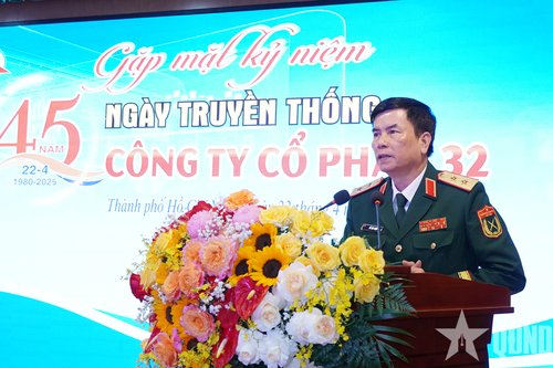 Trung tướng Đỗ Văn Thiện: Công ty Cổ phần 32 phải giữ vững thương hiệu