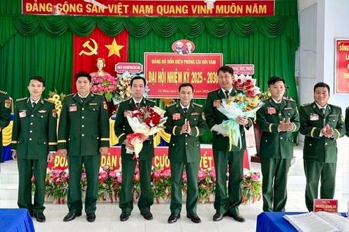 Đảng bộ Đồn Biên phòng Cái Đôi Vàm đạt nhiều kết quả trong nhiệm kỳ