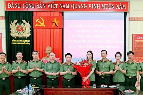 Nữ đại úy công an tỉnh Nam Định tham gia lực lượng gìn giữ hòa bình LHQ