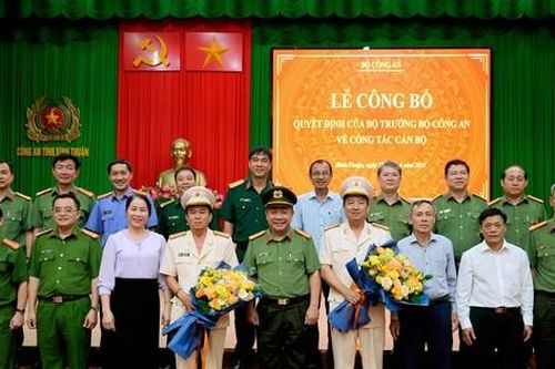 Hai Đại tá được tái bổ nhiệm chức danh Phó giám đốc Công an tỉnh Bình Thuận