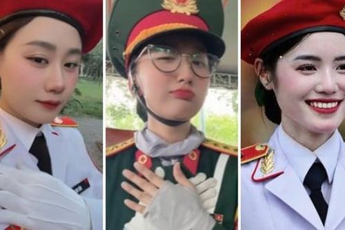 Nữ quân nhân trong lễ diễu binh: Người top Hoa hậu, người được ví như mỹ nữ điện ảnh