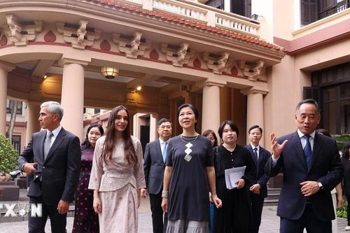 Phu nhân Tổng Bí thư Tô Lâm tiếp Phó Chủ tịch Quỹ Heydar Aliyev