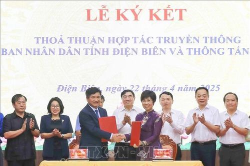 Tăng cường hợp tác truyền thông giữa Thông tấn xã Việt Nam và tỉnh Điện Biên