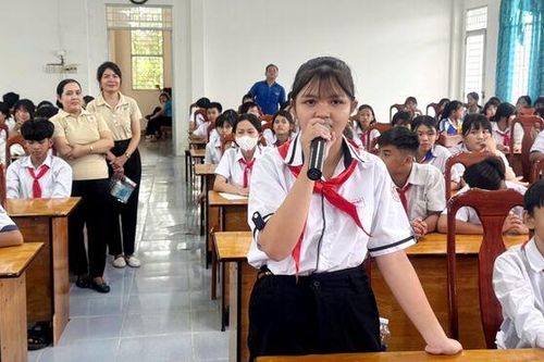 Hội đồng Đội tỉnh An Giang tổ chức diễn đàn 'Lắng nghe trẻ em nói' tại huyện Tri Tôn