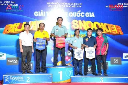 Châu Hồng Thái (Đồng Nai) vô địch carom 3 băng Giải Billiards & Snooker vô địch quốc gia 2025 (vòng 1)
