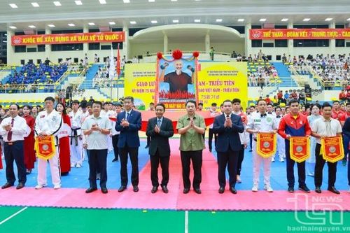 Giao lưu võ thuật Việt Nam - Triều Tiên, khai mạc Giải vô địch các câu lạc bộ võ cổ truyền quốc gia 2025