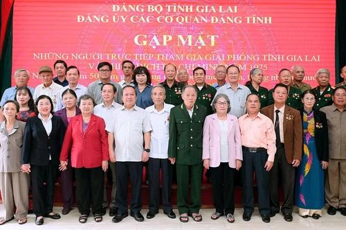 Gặp mặt những người trực tiếp tham gia giải phóng tỉnh Gia Lai và Chiến dịch Hồ Chí Minh năm 1975