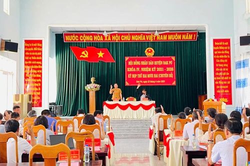 HĐND huyện Đak Pơ thông qua 4 nghị quyết quan trọng