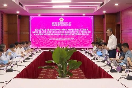 UBND tỉnh làm việc với Đoàn khảo sát Hội đồng Dân tộc của Quốc hội