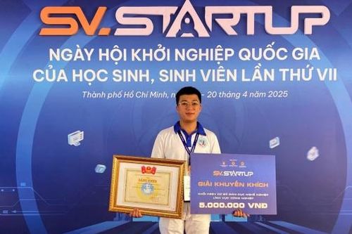 Dự án Dâu tây vì sức khỏe của sinh viên Lâm Đồng đạt giải khuyến khích Cuộc thi khởi nghiệp toàn quốc