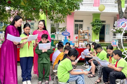 Các trường học sôi nổi hưởng ứng Ngày Sách và Văn hóa đọc Việt Nam