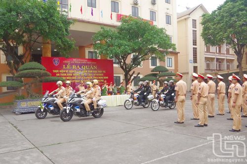 Công an tỉnh Thái Nguyên: Ra quân cao điểm đảm bảo trật tự an toàn giao thông