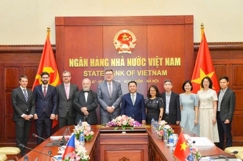 Phó Thống đốc Nguyễn Ngọc Cảnh tiếp và làm việc với đoàn đại biểu Chính phủ Cộng hòa Czech