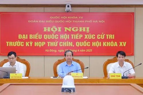 Xem xét giải quyết các vấn đề cử tri quan tâm