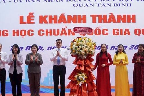 Thành phố Hồ Chí Minh: Khánh thành cụm 3 trường công lập theo chuẩn quốc gia