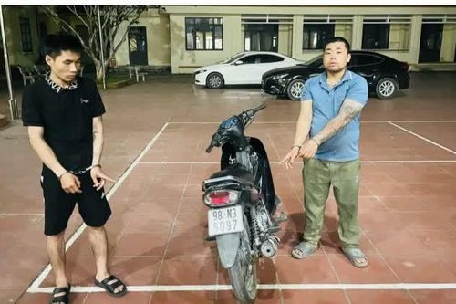 Bắc Giang: nhanh chóng bắt giữ 2 đối tượng trộm cắp xe máy tại chợ Bố Hạ