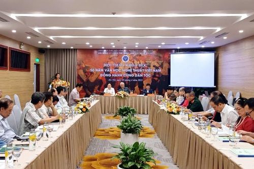 Hội thảo khoa học '50 năm Văn học nghệ thuật Việt Nam đồng hành cùng dân tộc'