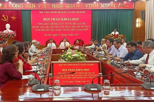 Vai trò của tôn giáo trong xây dựng hệ giá trị quốc gia, hệ giá trị văn hóa