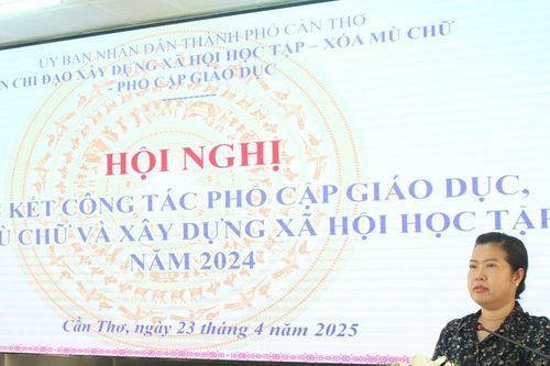 Cần Thơ: Công tác phổ cập giáo dục, xóa mù chữ đạt kết quả khả quan